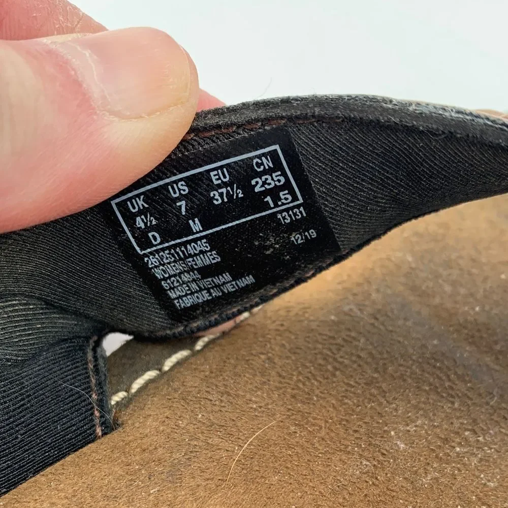 Clarks Men's Tan and Black Flip-Flops size 7